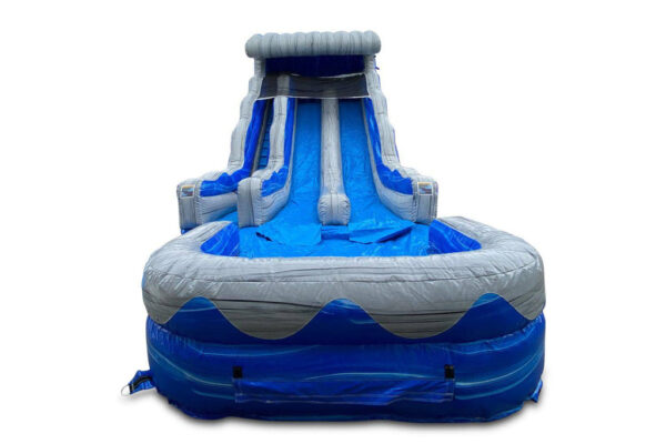 18 Ocean Wave Inflatable Dual Slide Wet/Dry
