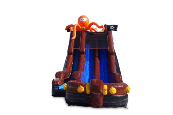 18 Pirate Cove Inflatable Dual Slide Wet/Dry
