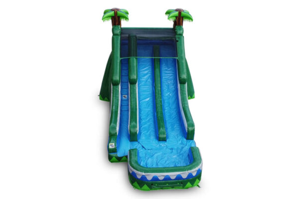18 Tropical Inflatable Dual Slide Wet/Dry