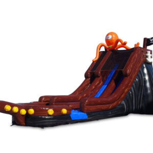 20' Pirate Cove Inflatable Dual Slide Wet/Dry