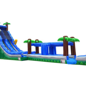 27 Tropical Giant Inflatable Waterslide with Pool